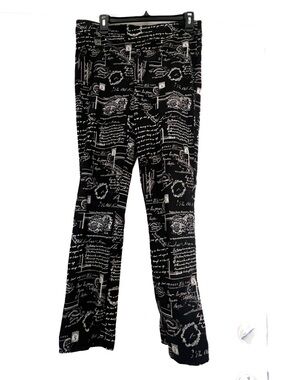 Joseph Ribkoff black and white print pants. Size US 12